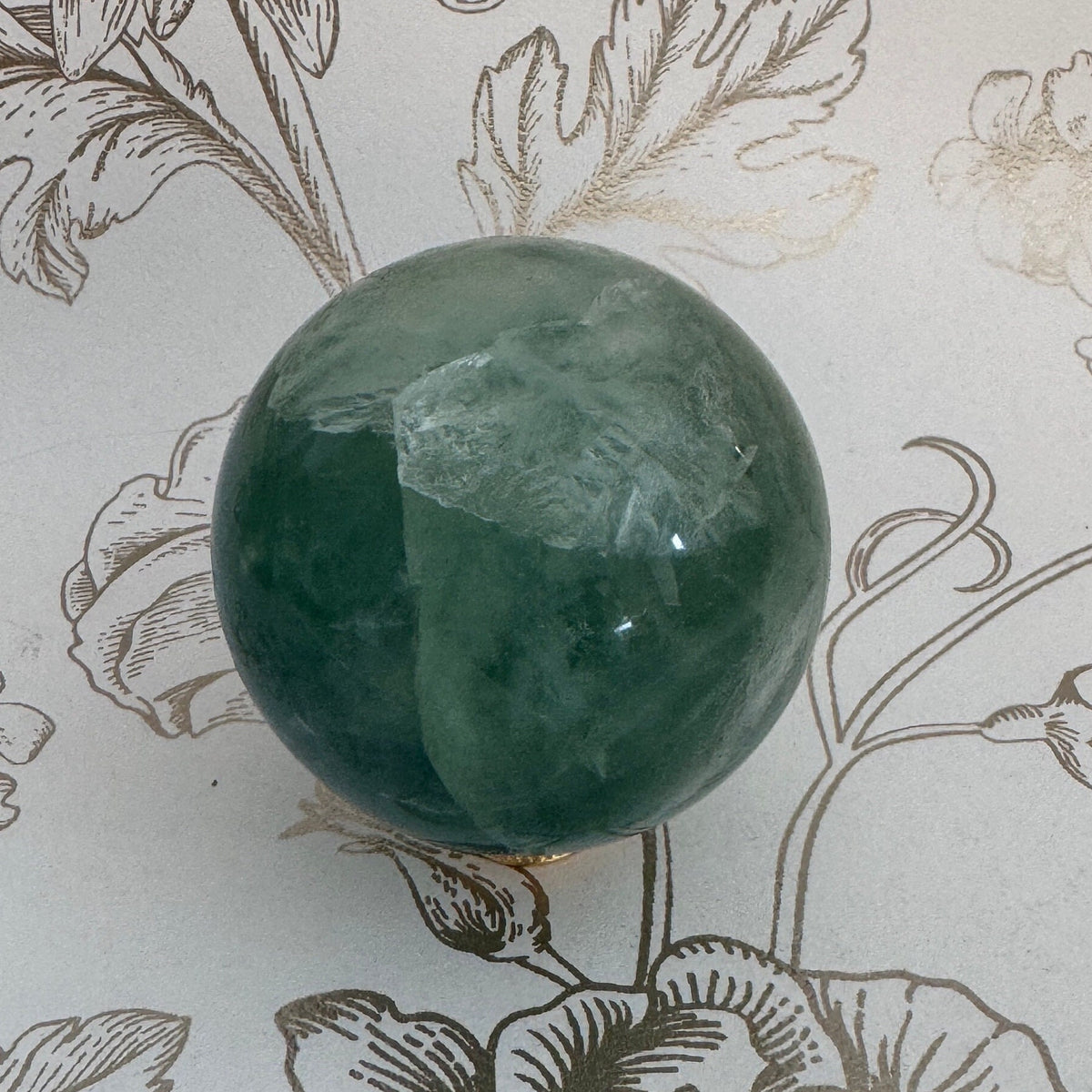 Sphere en fluorite pierre semi précieuse