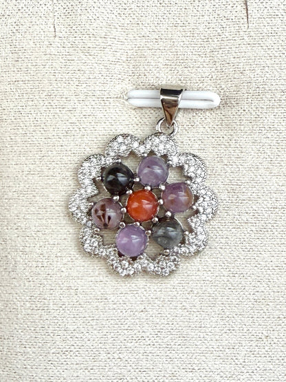 Pendentif en pierre naturelle semi précieuse