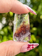 Cabochon quartz lodolite - quartz jardin pierre semi precieuse