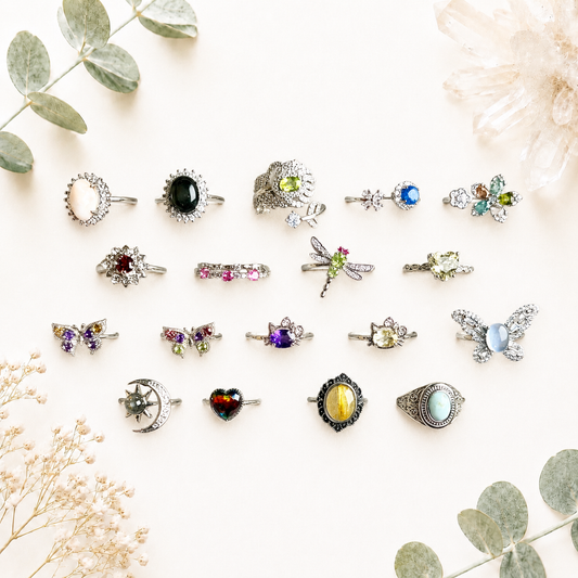 Bague pierre semi précieuse 6/7