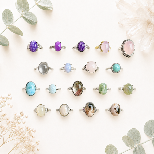 Bague pierre semi précieuse 2/7