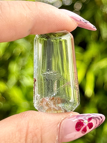 Cabochon quartz lodolite - quartz jardin pierre semi precieuse
