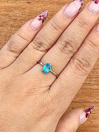 Bague en argent 925 et pierre semi précieuse