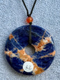 Pendentif donut en pierre naturelle