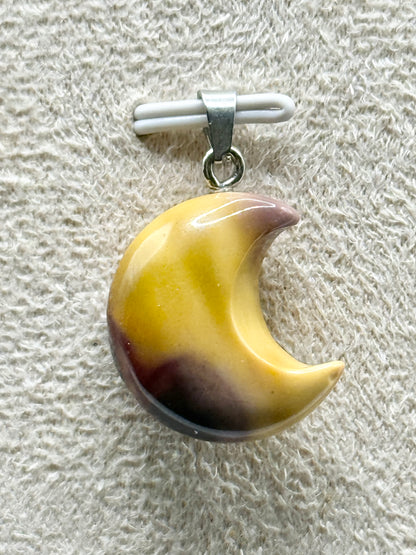 Pendentif en jaspe mookaite pierre naturelle semi précieuse