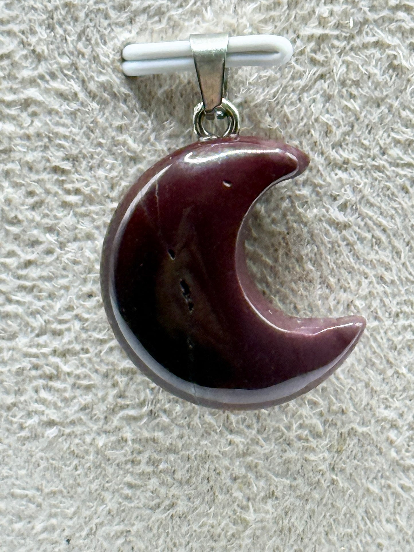 Pendentif en jaspe mookaite pierre naturelle semi précieuse