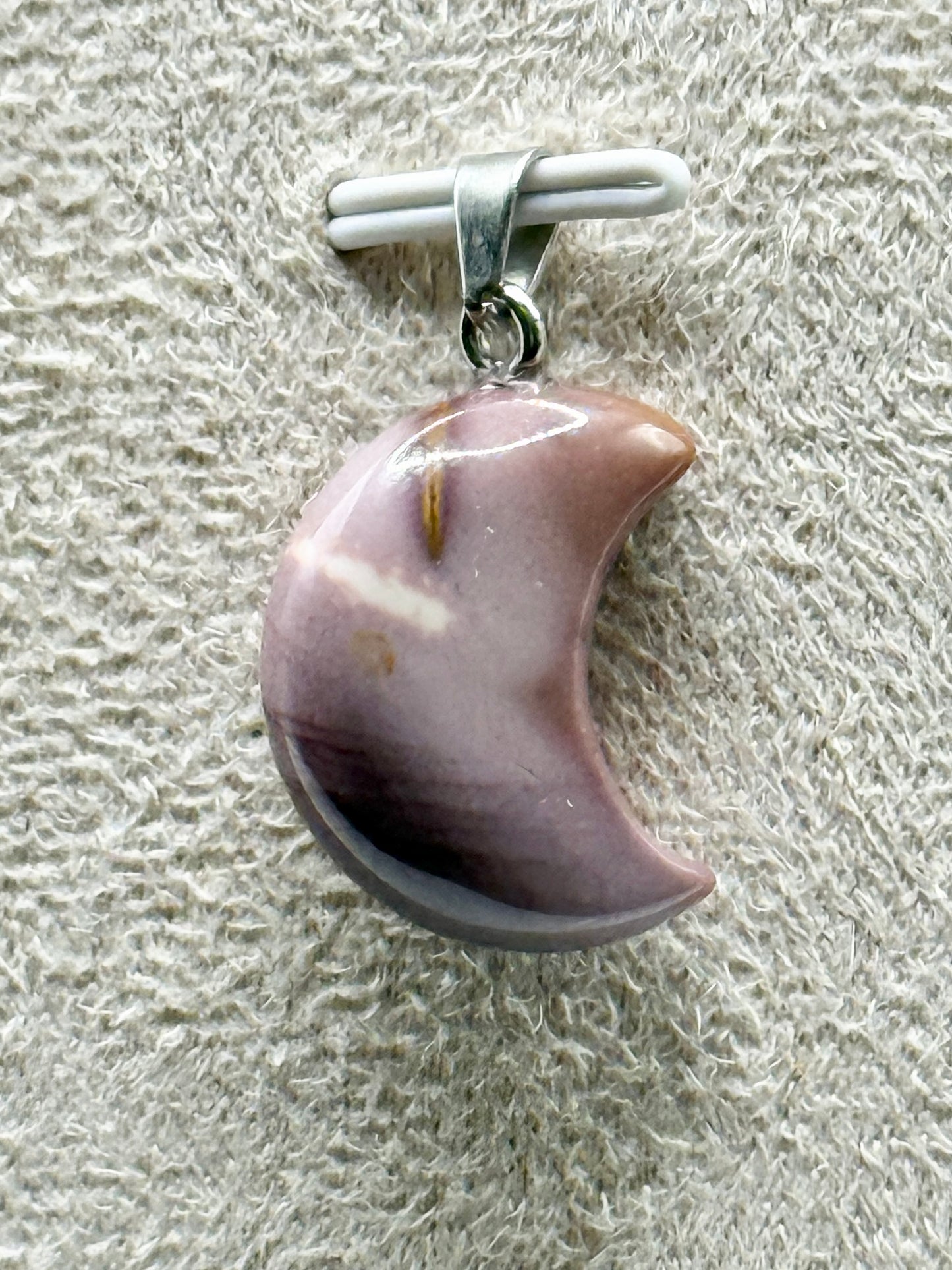 Pendentif en jaspe mookaite pierre naturelle semi précieuse