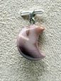 Pendentif en jaspe mookaite pierre naturelle semi précieuse