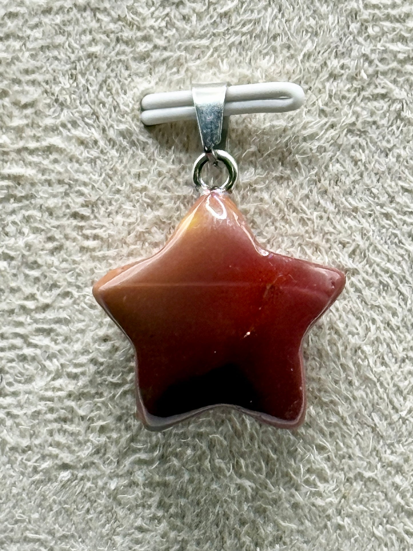 Pendentif en jaspe mookaite pierre naturelle semi précieuse