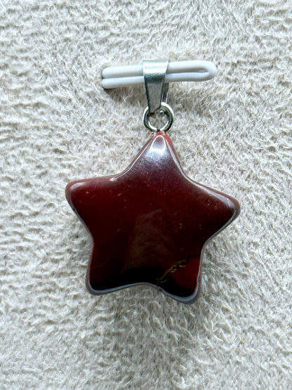 Pendentif en jaspe mookaite pierre naturelle semi précieuse