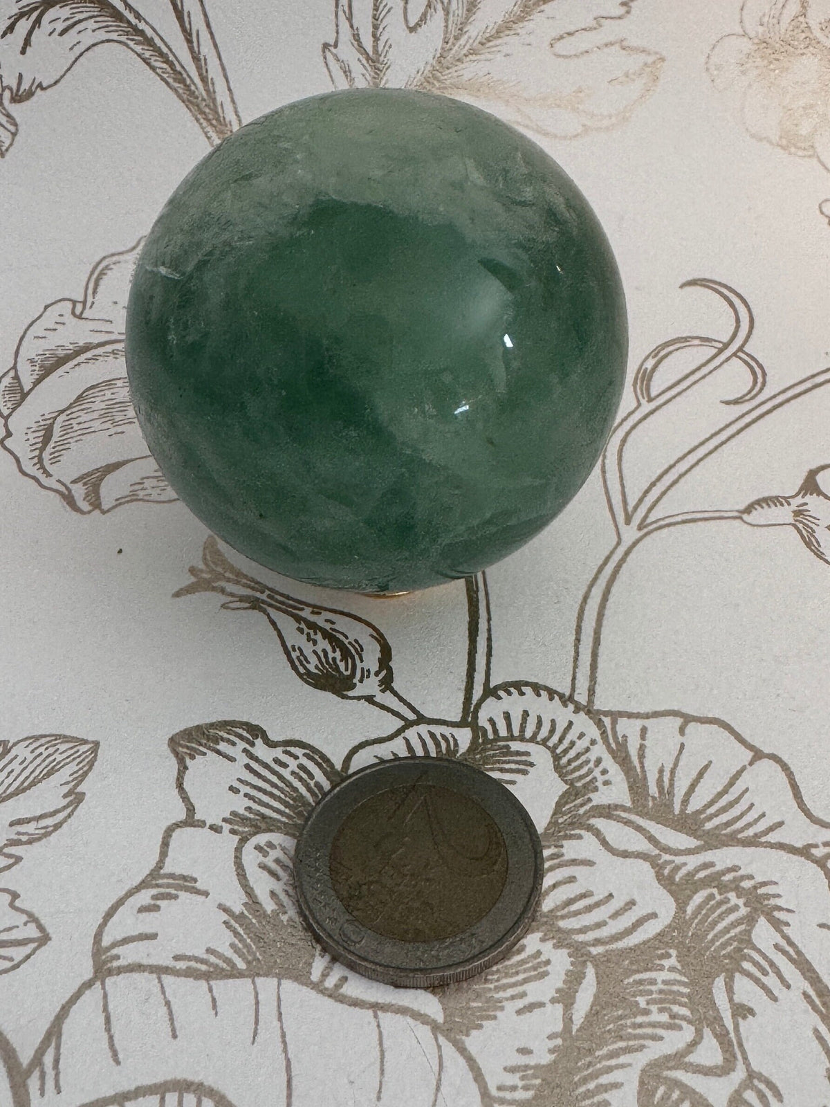 Sphere en fluorite pierre semi précieuse