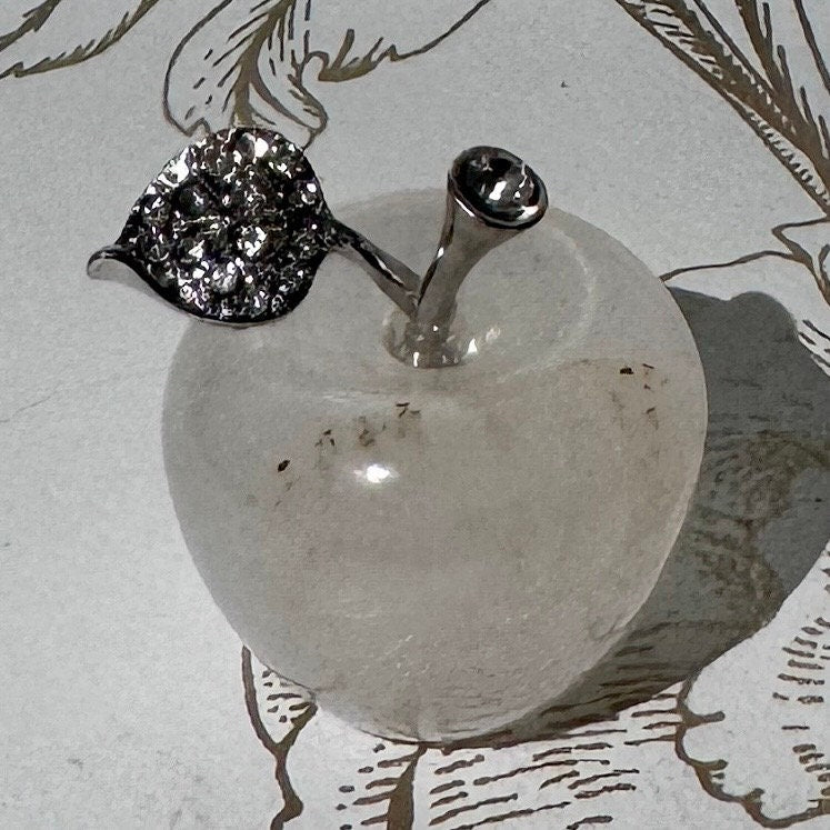 Mini pomme en pierre semi précieuses