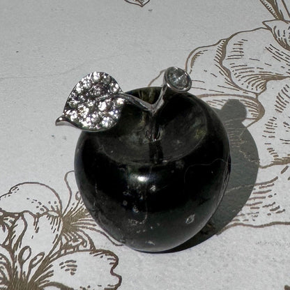 Mini pomme en pierre semi précieuses