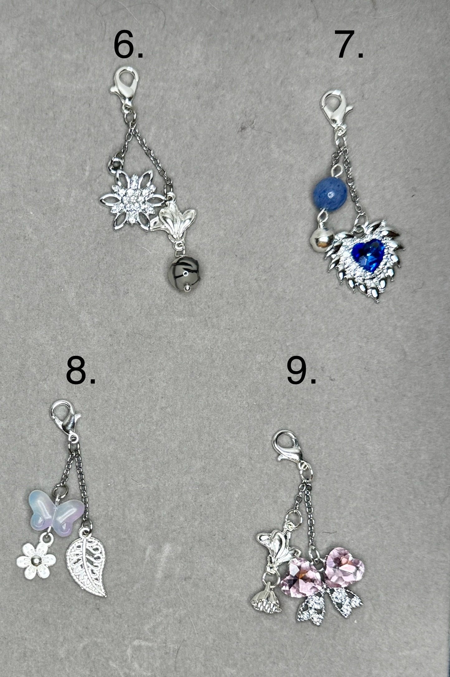 Charm’ant - kit lanière morganite bleue argent + 1 charm