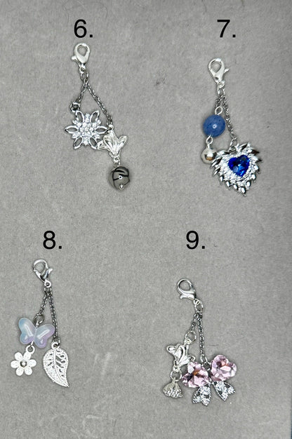 Charm’ant - kit lanière aventurine bleue argent + 1 charm