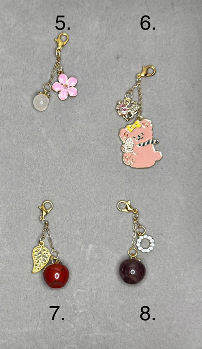 Charm’ant - kit lanière agate rose or + 1 charm