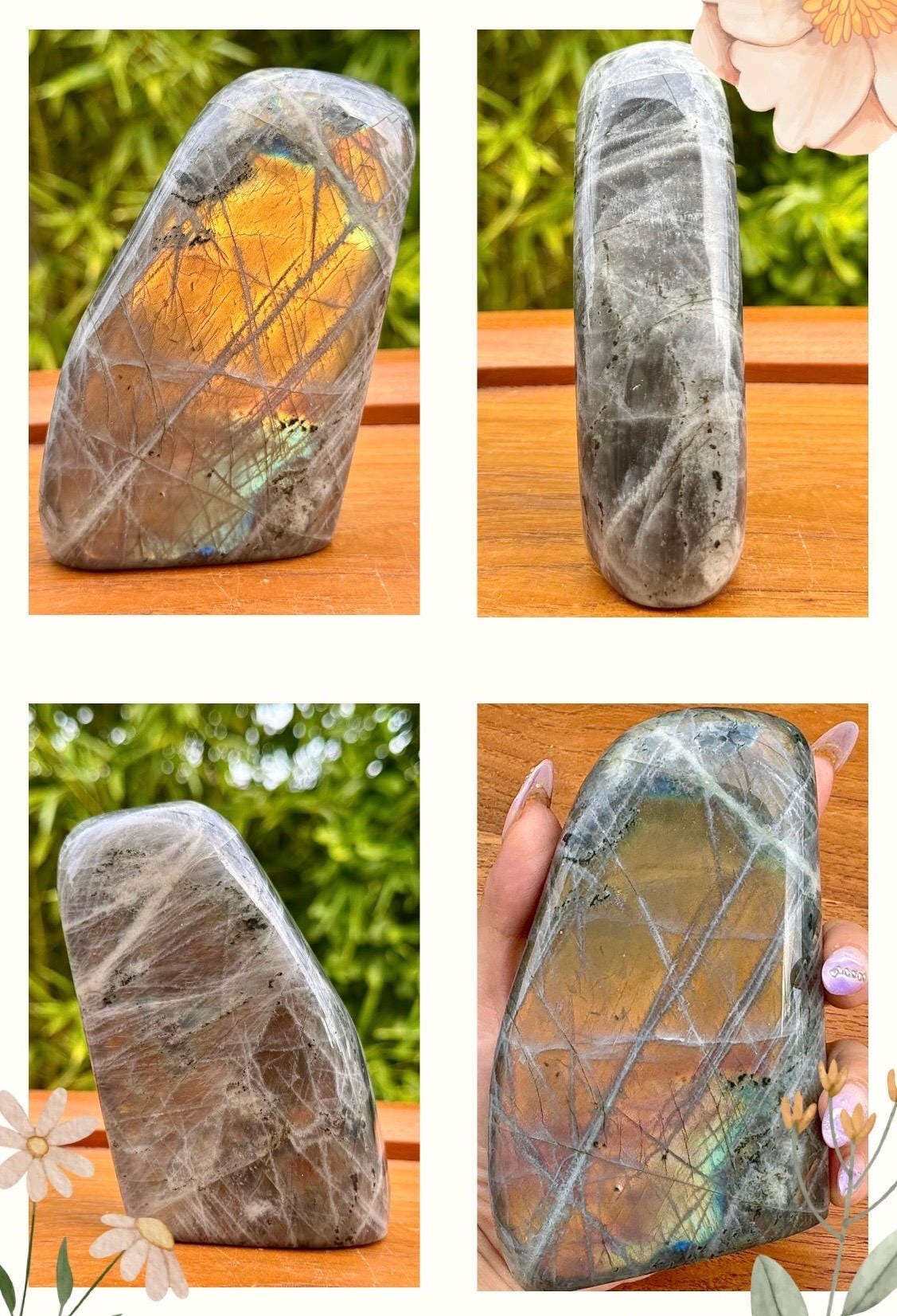 Labradorite forme libre