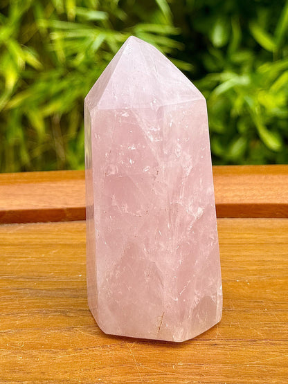 Tour en quartz rose pierre naturelle semi précieuse