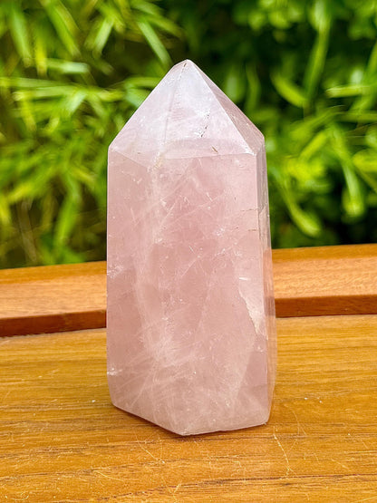 Tour en quartz rose pierre naturelle semi précieuse