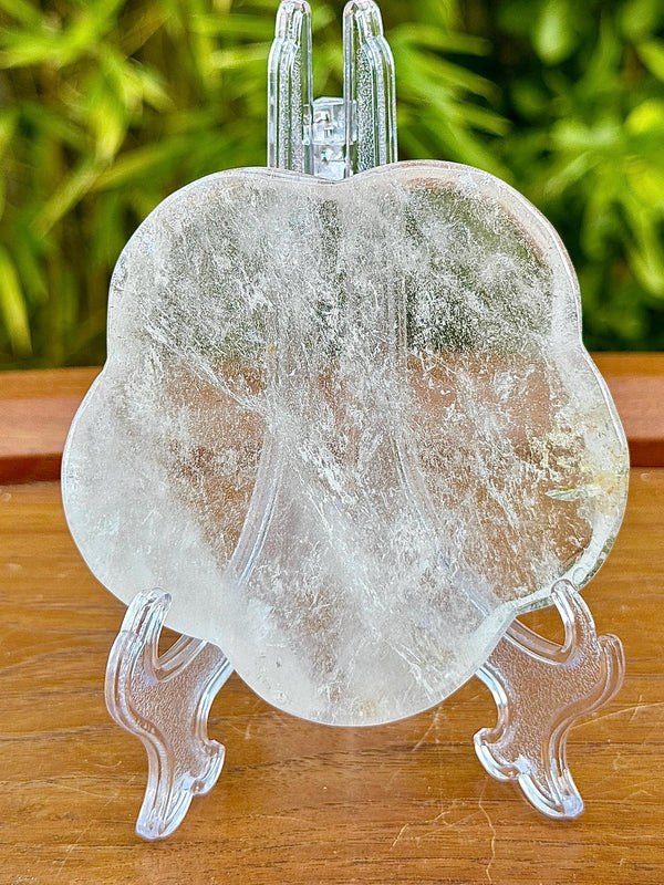 Fleur en quartz cristal de roche pierre naturelle semi precieuse