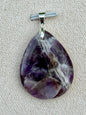 Pendentif amethyste pierre semi précieuse