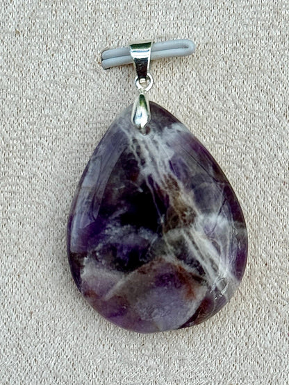 Pendentif amethyste pierre semi précieuse