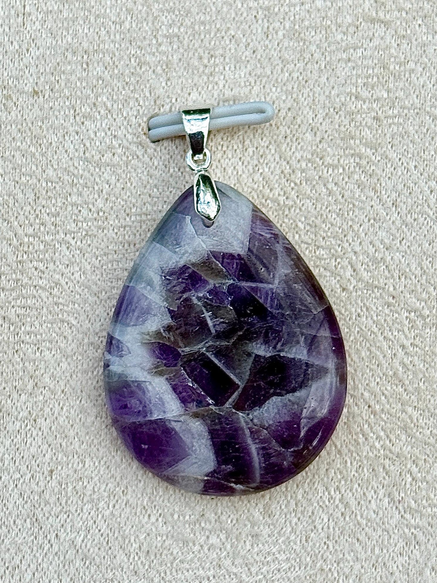 Pendentif amethyste pierre semi précieuse