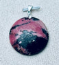 Pendentif rhodonite pierre semi précieuse
