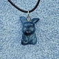 Collier pendentif pokemon en pierre naturelle