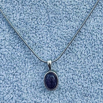 Collier pendentif en pierre naturelle semi précieuse