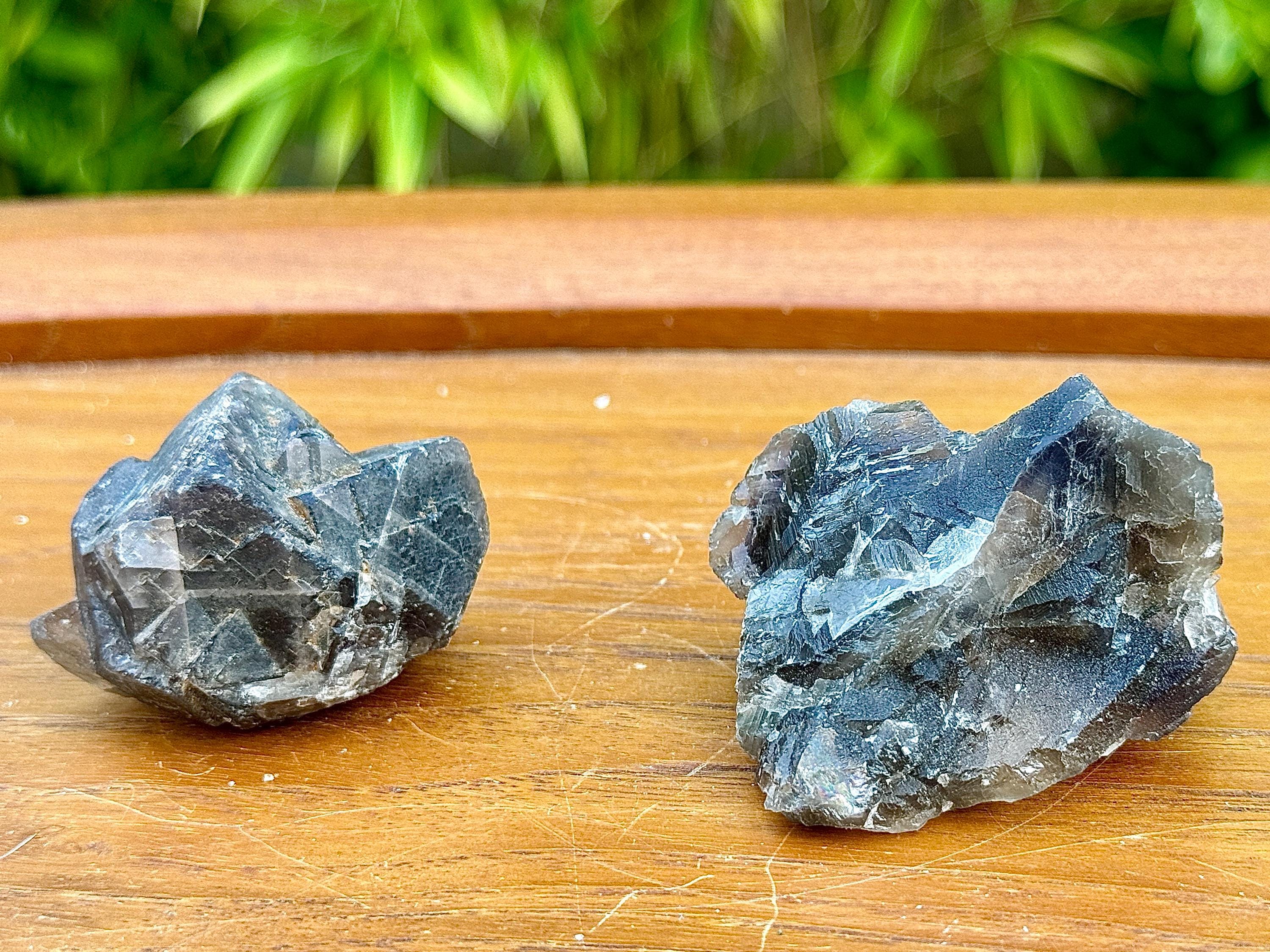 Druse De Fluorite Verte Brute Naturelle 301-400g - Pierre Minérale Décoration Feng Shui, Jardin, Bureau