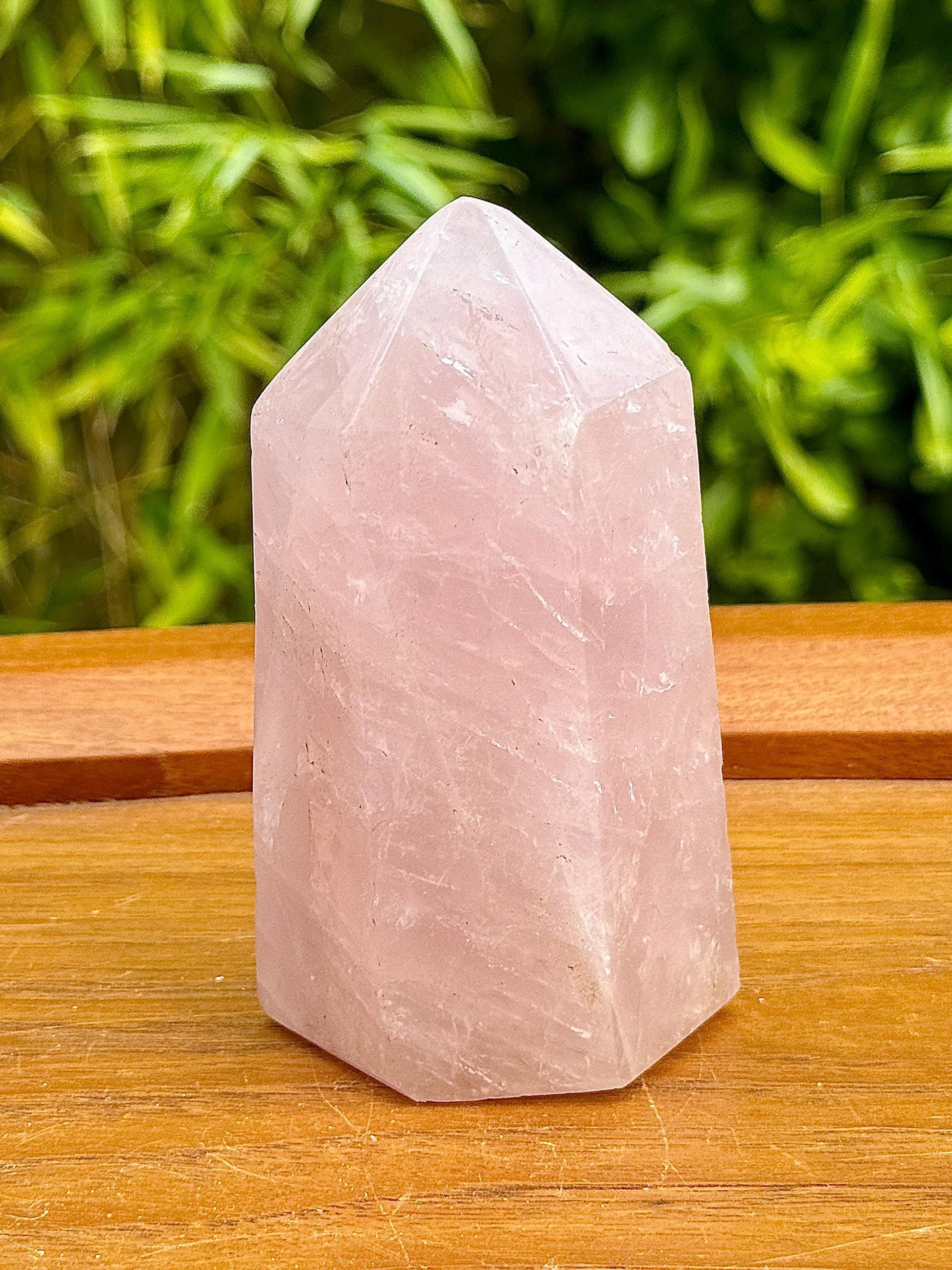 Tour en quartz rose pierre naturelle semi précieuse