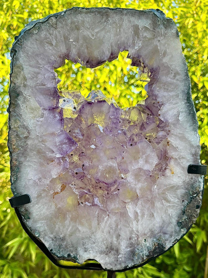 Magnifique portail d’amethyste pierre naturelle semi précieuse