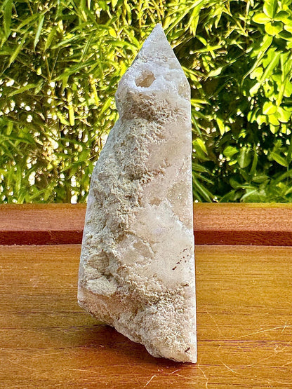 Tour quartz du maroc druzy pierre naturelle semi précieuse