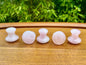 Gua sha champignon visage en quartz rose pierre naturelle semi précieuse