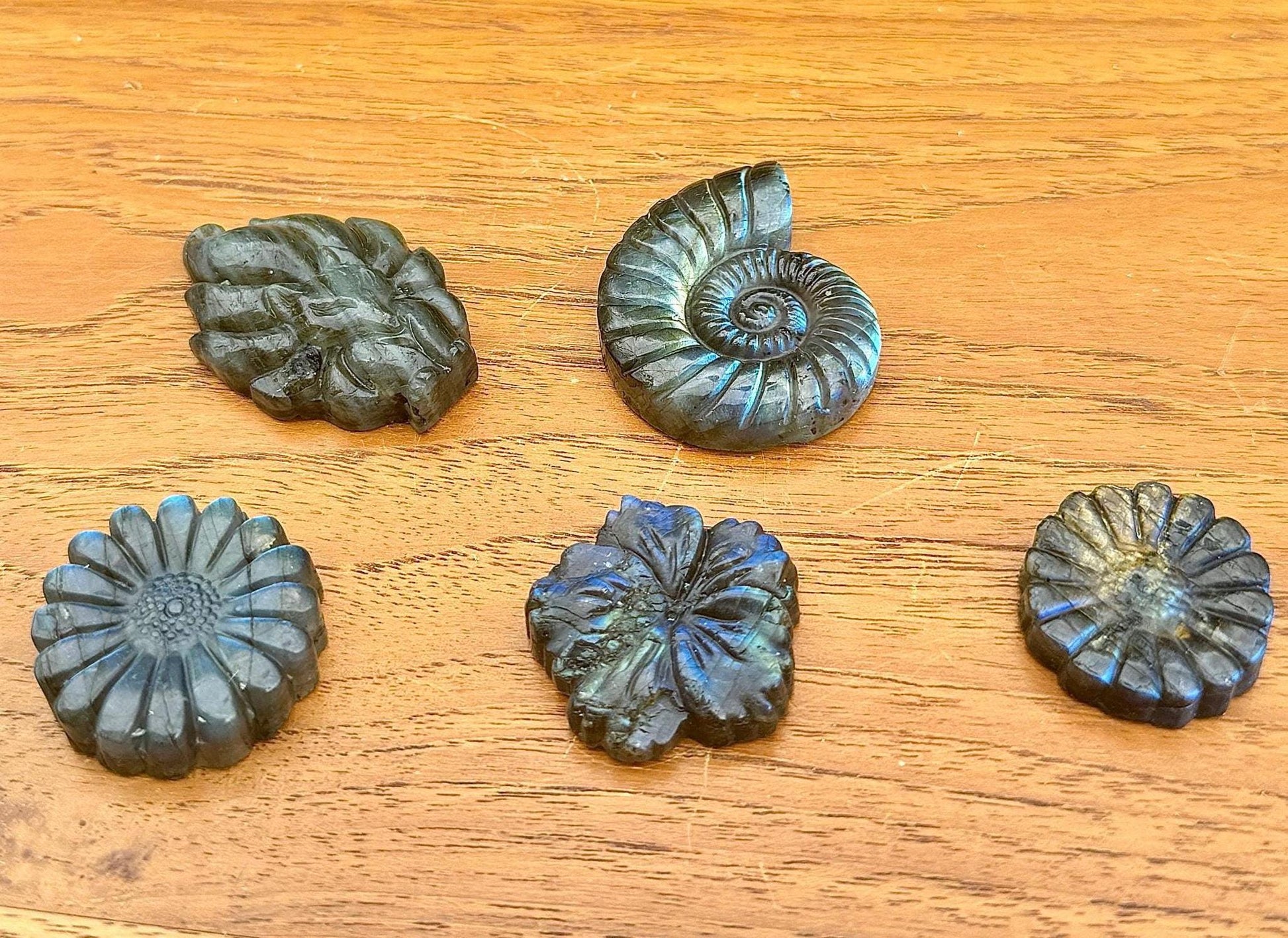 Décoration en labradorite pierre semi précieuses