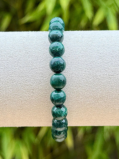 Bracelet en malachite pierre semi précieuse