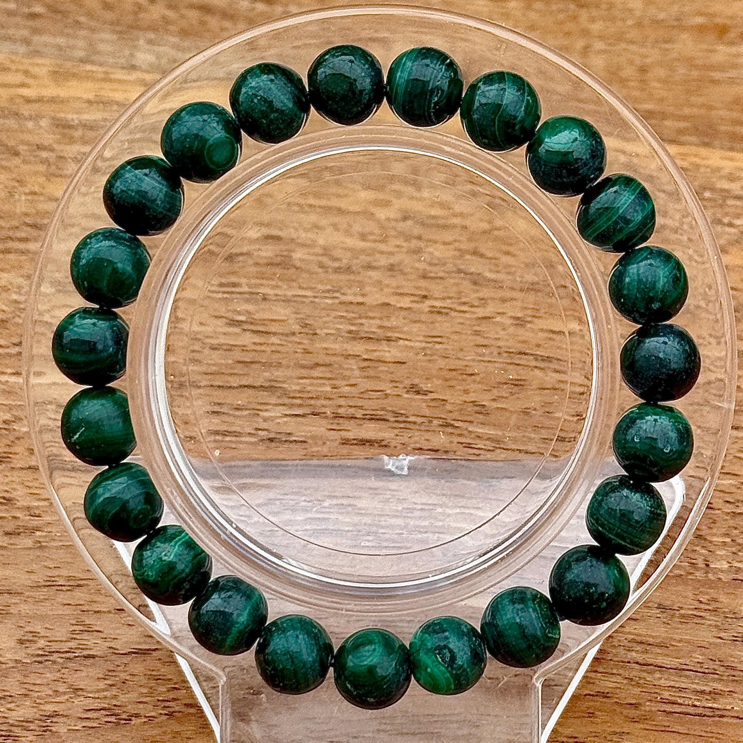 Bracelet en malachite pierre semi précieuse