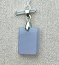 Pendentif en agate dentelle bleue pierre semi précieuse