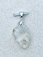 Pendentif feuille en lodolite - quartz jardin pierre naturelle semi précieuse