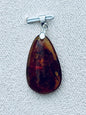 Pendentif en ambre pierre naturelle semi précieuse