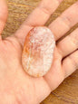 Quartz hematoide - quartz de feu forme palmstone pierre semi precieuse