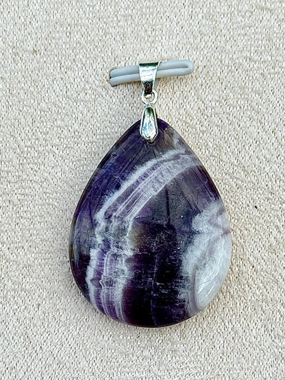 Pendentif amethyste pierre semi précieuse