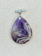 Pendentif amethyste pierre semi précieuse