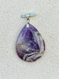 Pendentif amethyste pierre semi précieuse