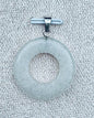 Collier pendentif cercle en pierre naturelle