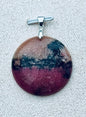 Pendentif rhodonite pierre semi précieuse