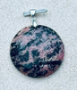 Pendentif rhodonite pierre semi précieuse