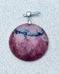 Pendentif rhodonite pierre semi précieuse