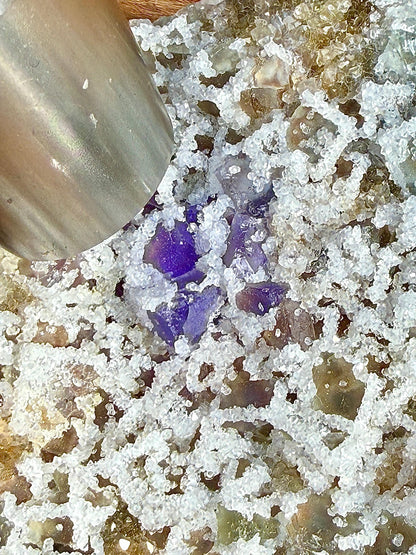 Fluorite sucre pierre brute pierre naturelle semi precieuse